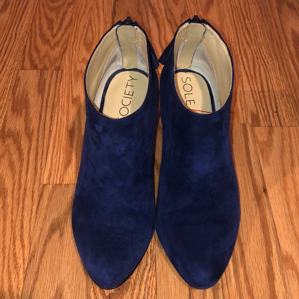 Suede booties